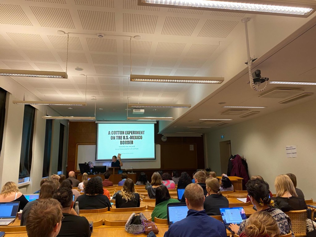 Cristina Rivera Garza in Helsinki University